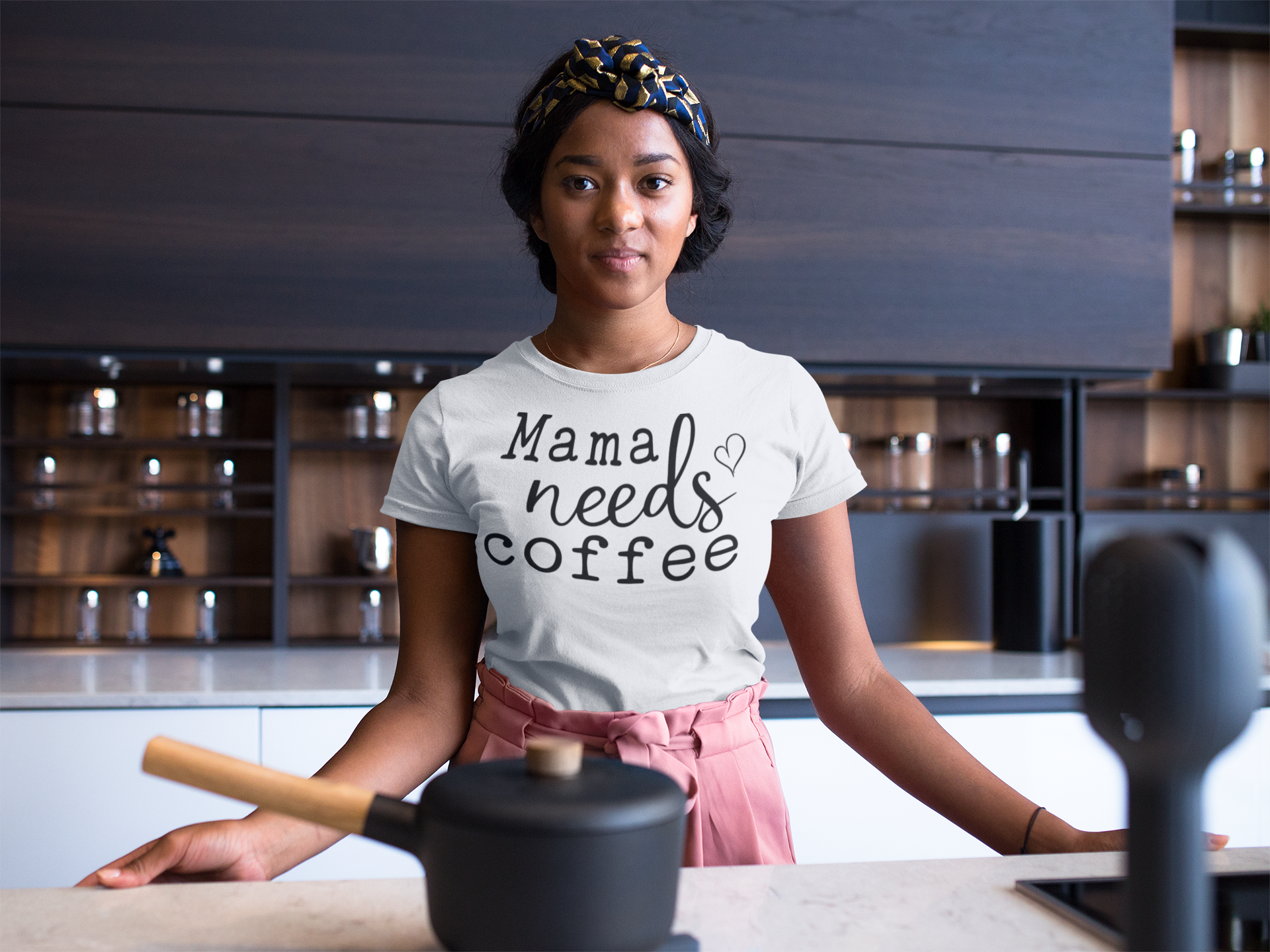 You need This is  tshirt, mama needs coffee .a perfect t shirt for the serious coffee connoisseur This is an elegant gift for Mother's Day, Father's Day or Christmas!